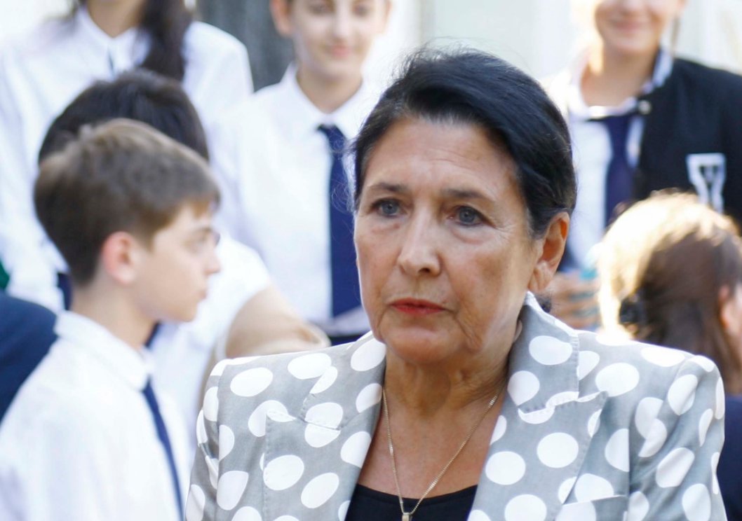 Georgian president “strongly condemns” referendums in Eastern Ukraine