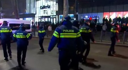 Several protesters arrested near Metro Freedom Square in Tbilisi