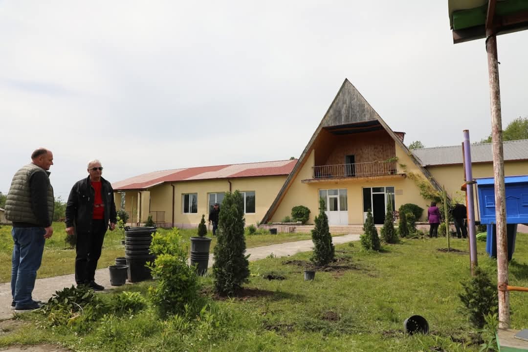 "მწვანე ბიუჯეტის" პროექტის ფარგლებში, ზუგდიდში 27 სახეობის ხე-მცენარე დაირგო