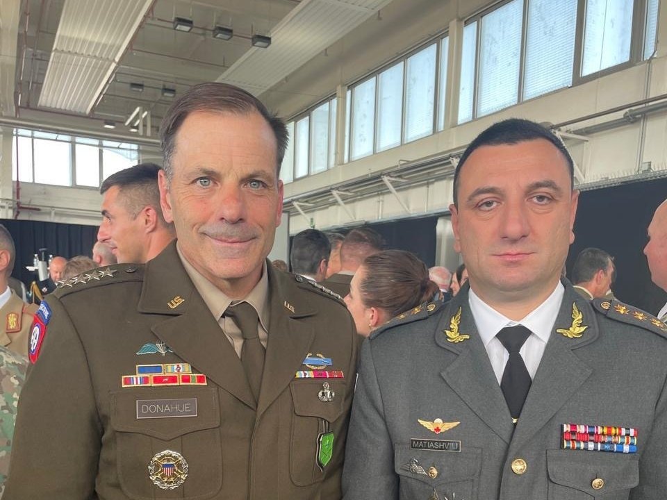 Chief of Georgian Defense Forces attends US Army’s 250th Anniversary in Germany