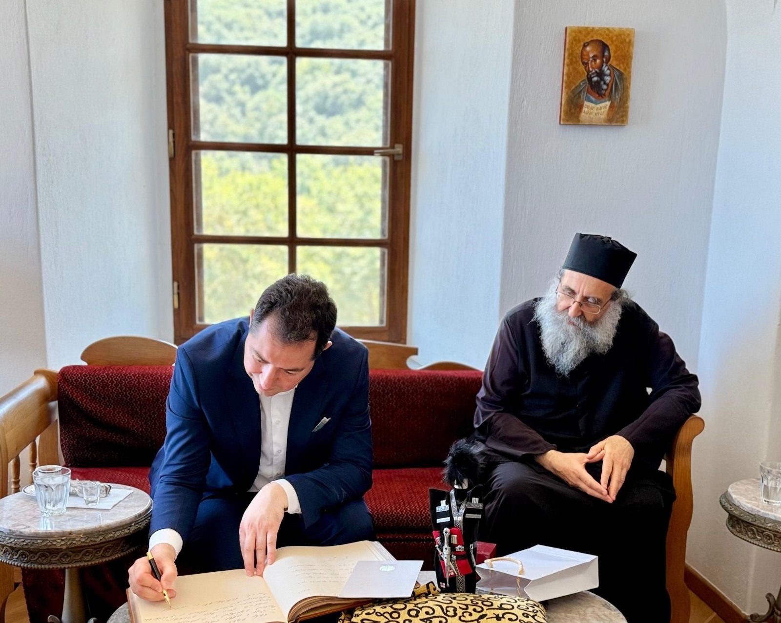 Senior officials from Gov’t of Autonomous Republic of Abkhazia visit Mount Athos, highlight spiritual unity, national resilience
