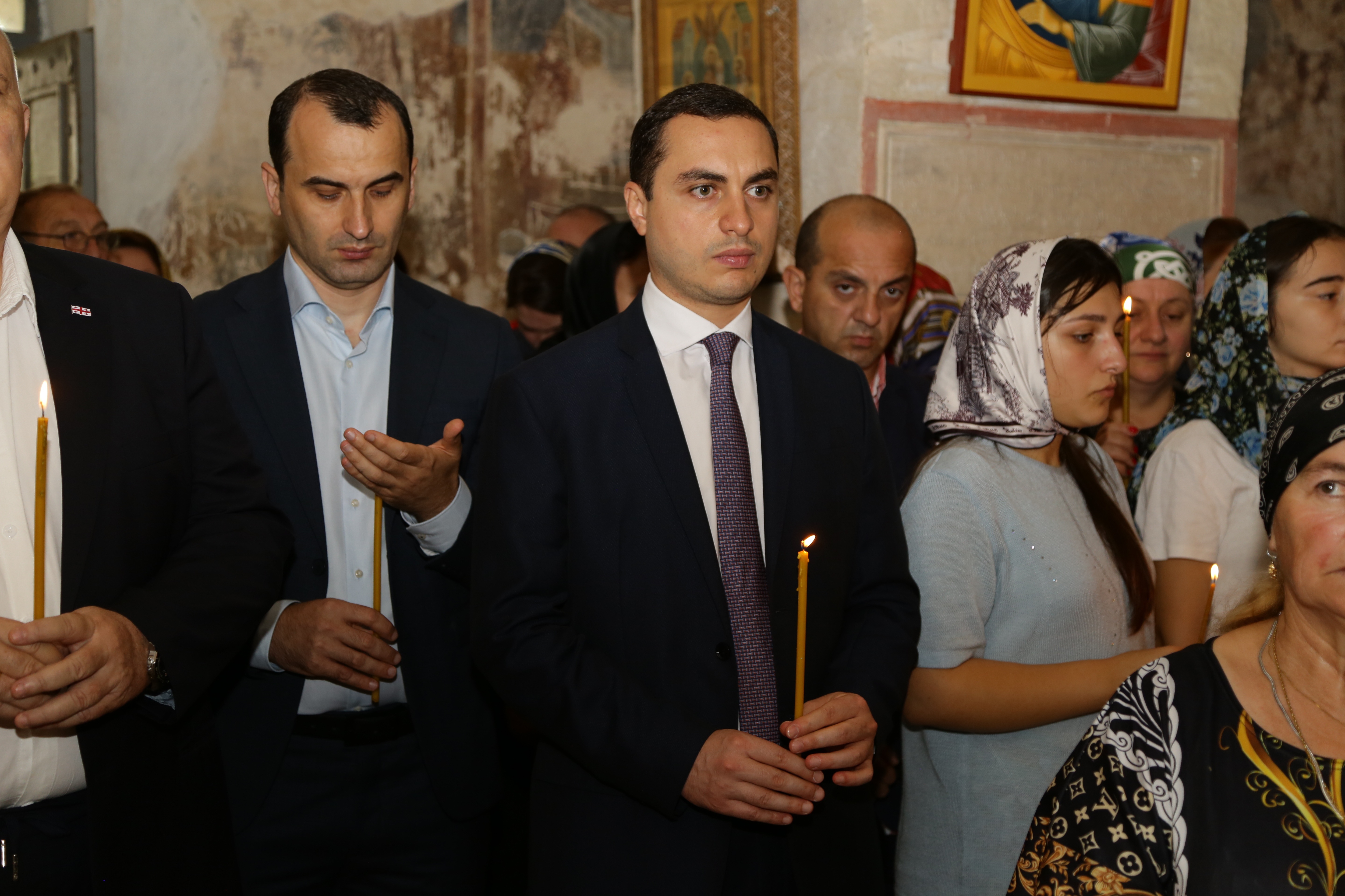 Chair of Abkhazian Gov’t calls for unity, peace at church service