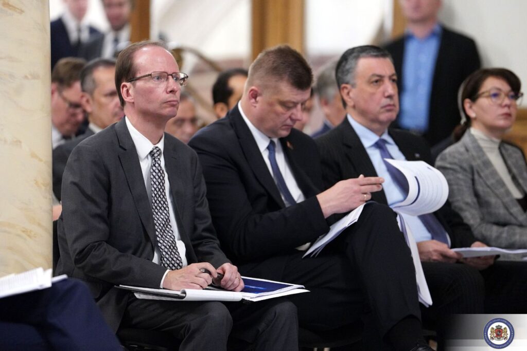 <p style="text-align: justify">First Deputy Foreign Minister <strong>Giorgi Zurabashvili</strong> on Tuesday chaired a meeting with representatives of the diplomatic corps accredited in Tbilisi, providing an overview of the 2025 local self-government elections, their outcomes, and the events of October 4.</p><p style="text-align: justify">Zurabashvili emphasised that 28 international and 27 local organisations, as well as around 1,000 representatives from 73 media outlets, observed the elections. He noted that overall assessments confirmed the elections were held peacefully and transparently, with the process professionally administered, allowing citizens to exercise their democratic rights freely.</p><p style="text-align: justify">Addressing the October 4 developments, the Deputy Minister said that once the protest went beyond the boundaries established by law for peaceful assembly and manifestation, its organizers began making calls of a violent nature. Law enforcement, he added, responded within the law to restore public order.</p><p style="text-align: justify">Zurabashvili underlined the importance of an adequate assessment of the October 4 events and called on international partners to distance themselves from and condemn the violent actions of some demonstrators, which resulted in injuries to police officers and journalists, as well as damage to municipal infrastructure.</p><p style="text-align: justify">The Deputy Minister reaffirmed the Foreign Ministry’s readiness to continue close cooperation with international partners and the diplomatic corps accredited in Georgia.</p>