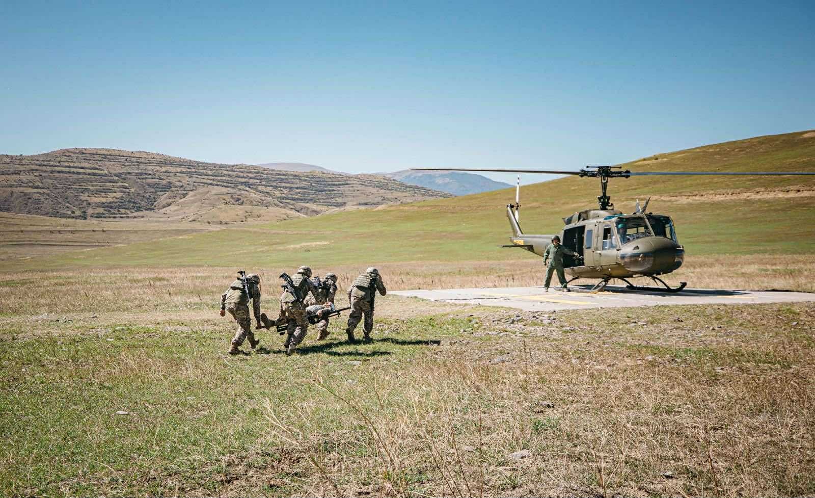 მე-13 ქვეითი ბატალიონის ტაქტიკურმა ჯგუფმა ორფოლოს პოლიგონზე სწავლება დაასრულა