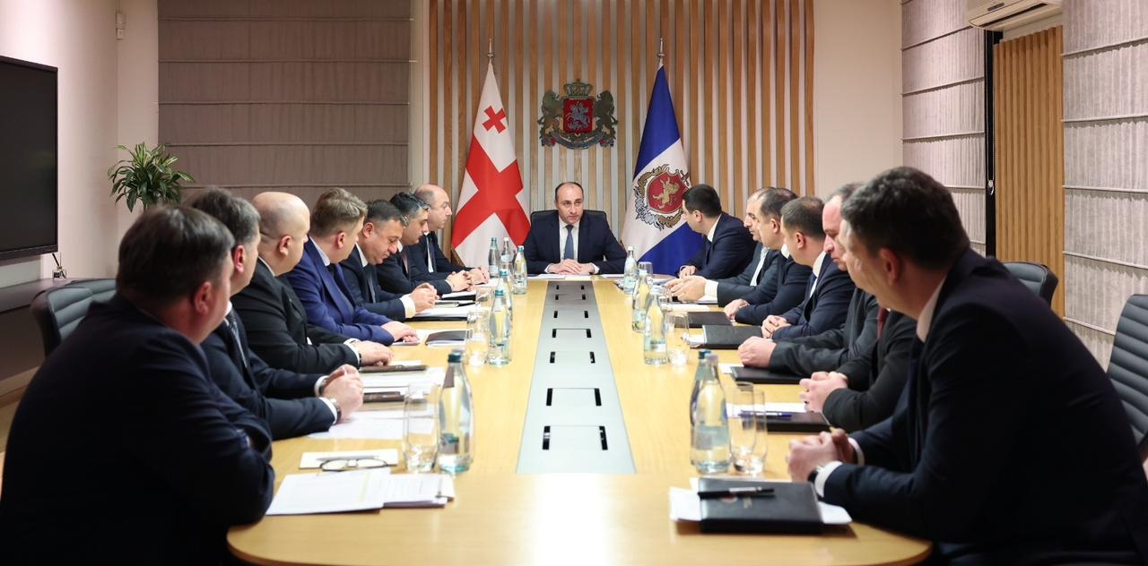 გეკა გელაძემ პოლიციის დეპარტამენტების დირექტორებთან მიმდინარე წლის შემაჯამებელი სამუშაო შეხვედრა გამართა