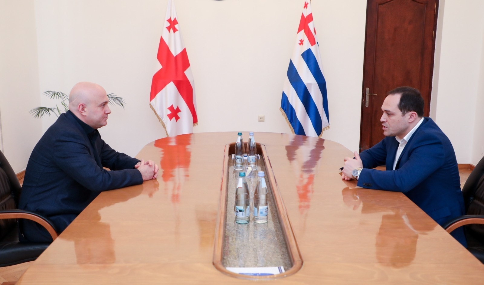 სულხან თამაზაშვილი გიორგი გაბუნიას შეხვდა