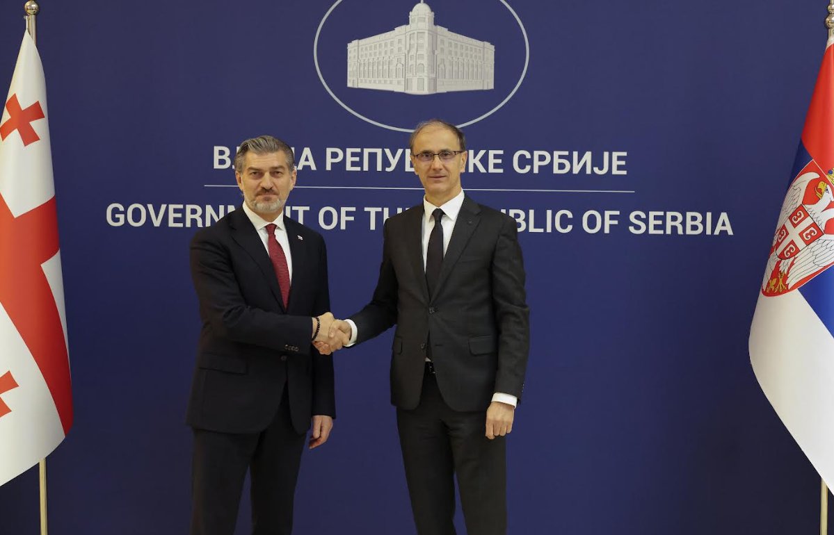 მიხეილ ყაველაშვილს სერბეთის რესპუბლიკის პრემიერ-მინისტრმა სამუშაო სადილზე უმასპინძლა