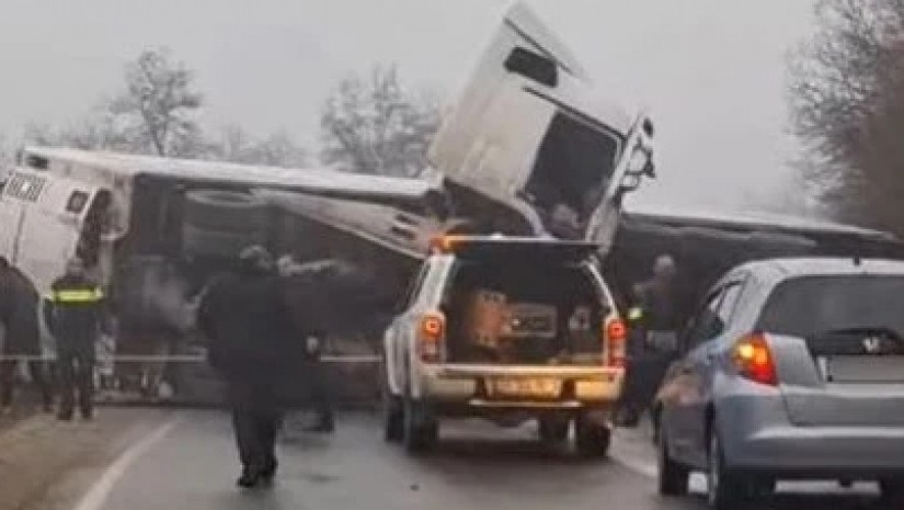 Four dead, one injured in Gurjaani road crash, eastern Georgia