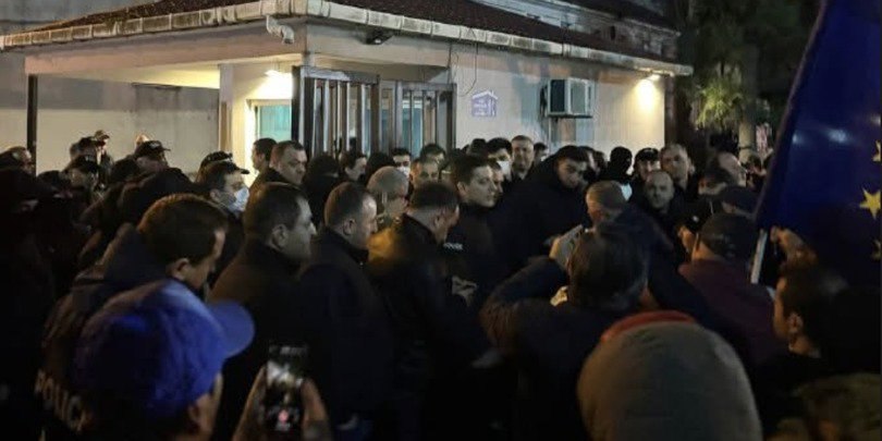 Eight protesters remain in custody in Batumi, media outlet founder detained on criminal charges
