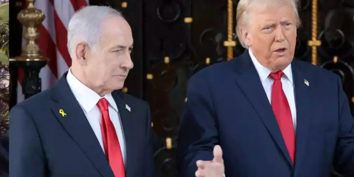 Trump and Netanyahu at Mar-a-Lago.