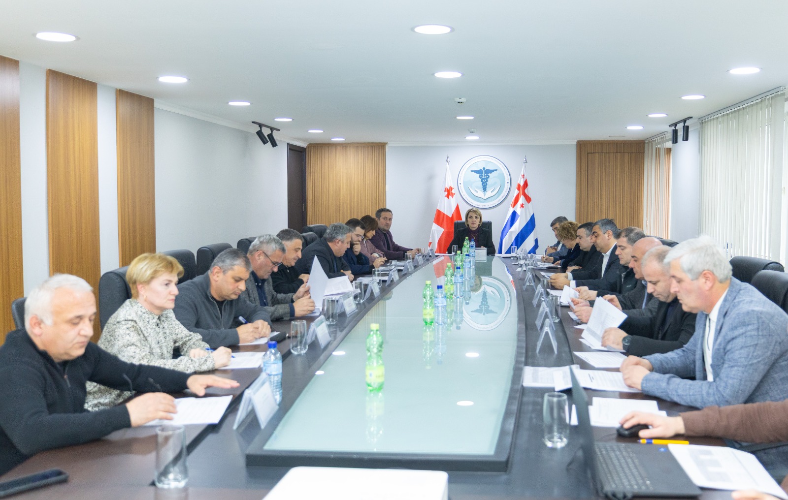 The session was chaired by Nino Nizharadze, Minister of Health and Social Protection of Adjara