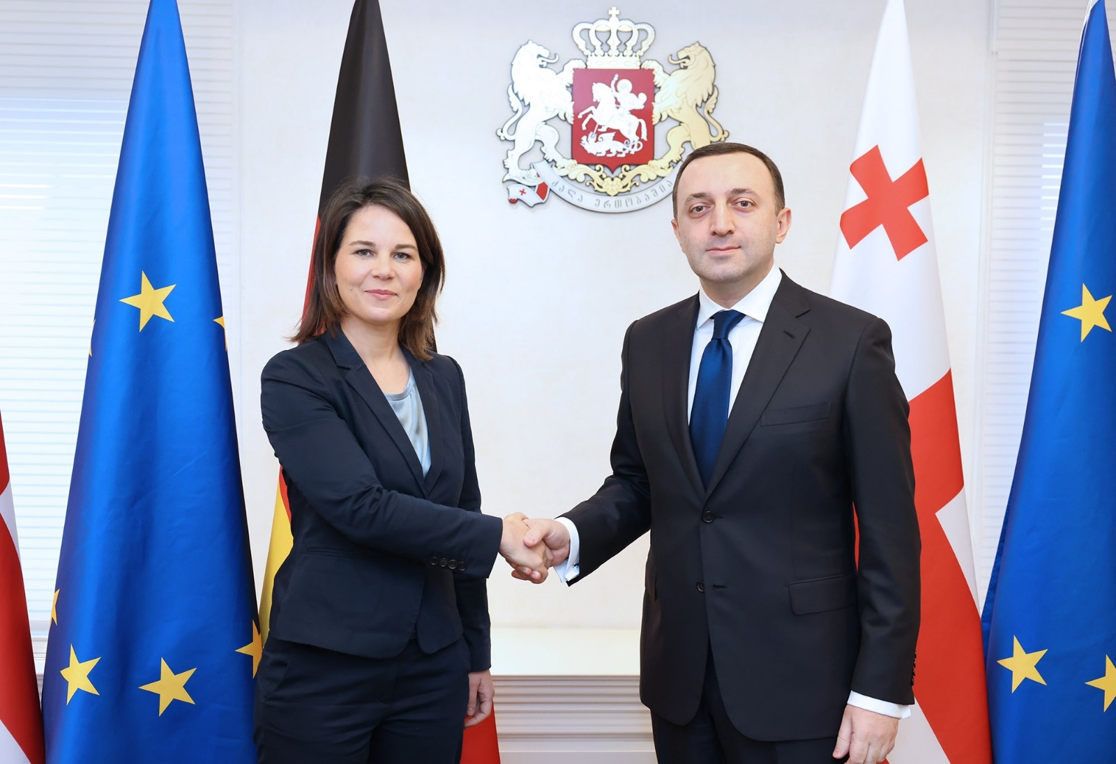 ირაკლი ღარიბაშვილი გერმანიის ფედერაციული რესპუბლიკის საგარეო საქმეთა ფედერალურ მინისტრს შეხვდა