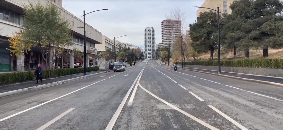 უნივერსიტეტის ქუჩაზე ტრანსპორტის მოძრაობა ორმხრივად აღდგა