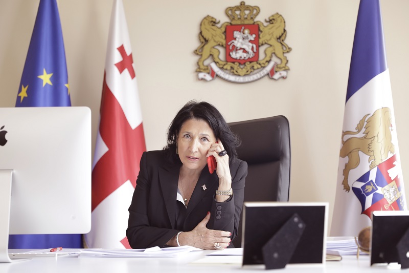 სალომე ზურაბიშვილს და ენტონი ბლინკენს შორის სატელეფონო საუბარი გაიმართა