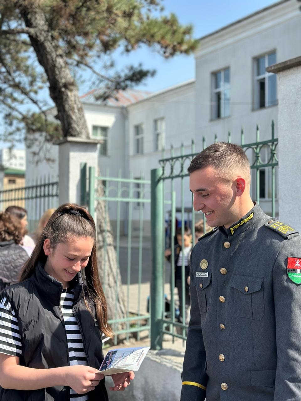 იუნკერთა სასწავლო ბატალიონის იუნკერებმა ქვეყნის მასშტაბით საინფორმაციო შეხვედრები ჩაატარეს - 2