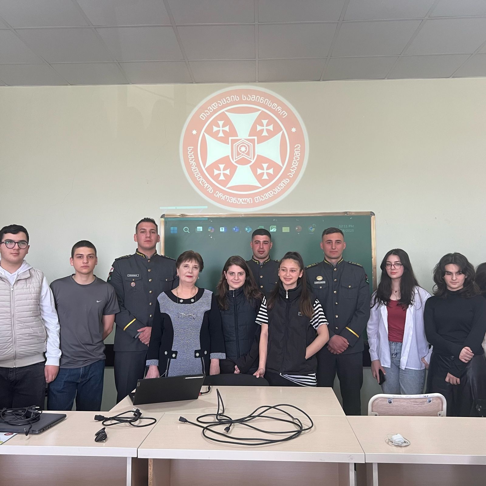 იუნკერთა სასწავლო ბატალიონის იუნკერებმა ქვეყნის მასშტაბით საინფორმაციო შეხვედრები ჩაატარეს - 1