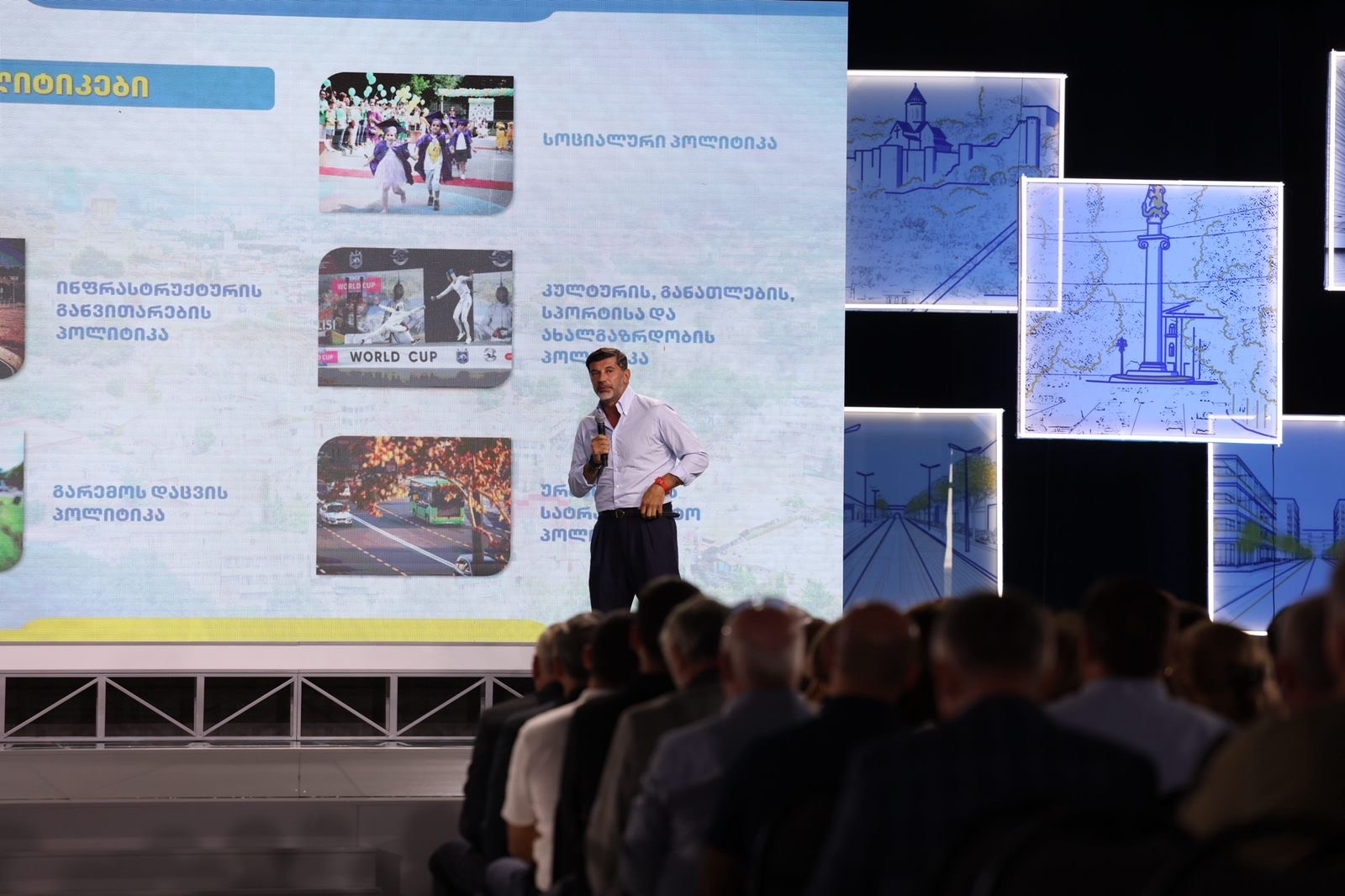 Presenting the details, deputy mayor Irakli Bendeliani said the municipality’s main priorities would include the construction and rehabilitation of roads, bridges and overpasses, slope reinforcement, and the restoration of cultural heritage sites