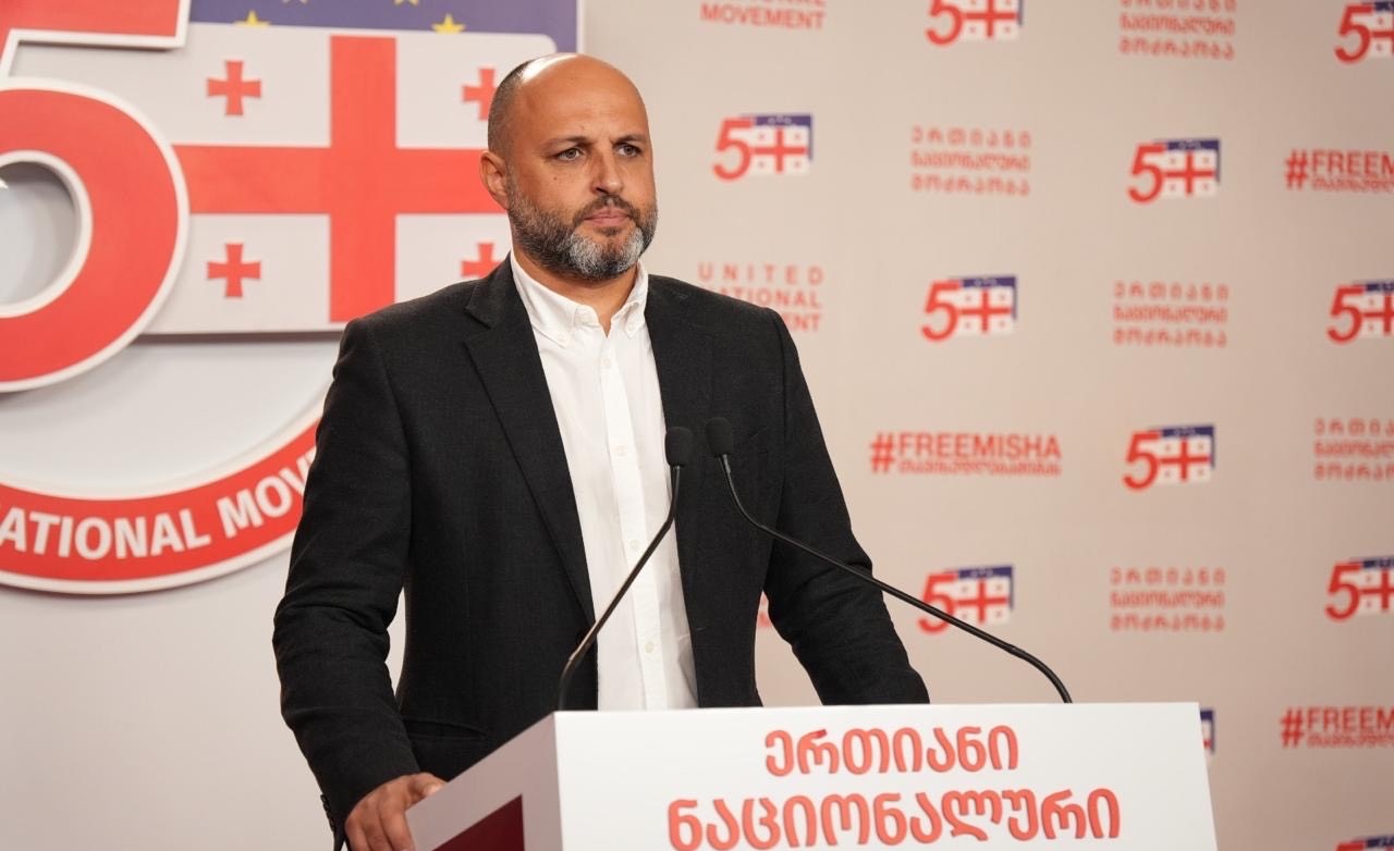 UNM’s Nadiradze says Khaberishvili case ‘purely political’, vows peaceful uprising on 4 October