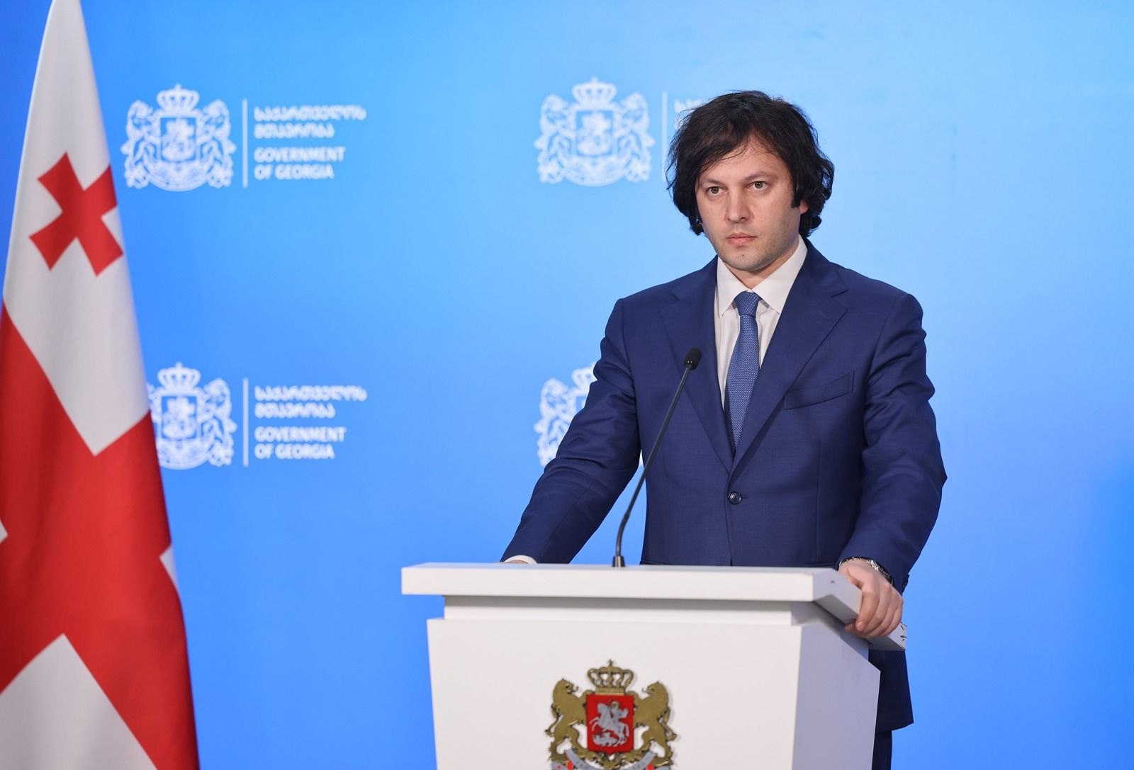 Georgian PM claims protests in Georgia are “extremely violent” and not peaceful, as labelled