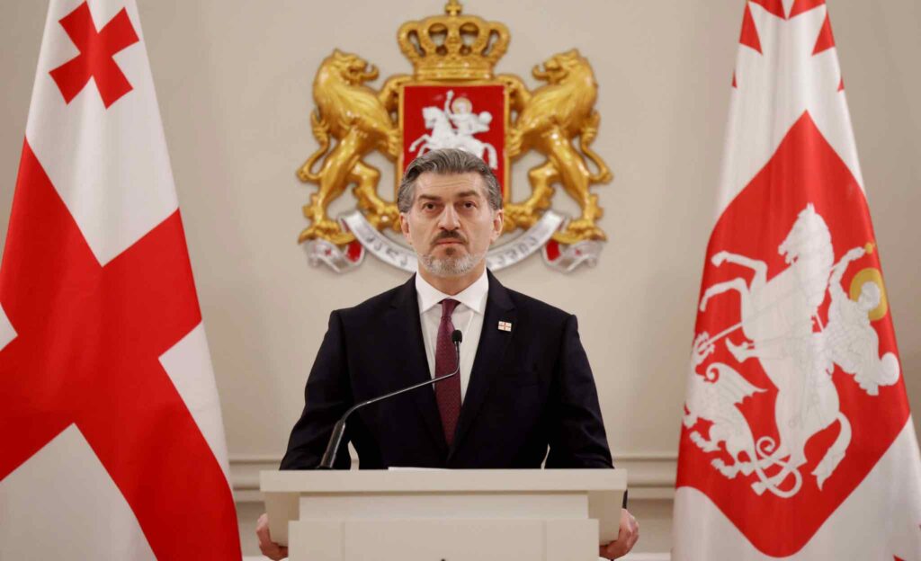 President Kavelashvili accuses West of ‘double standards’ in first foreign visit to Azerbaijan