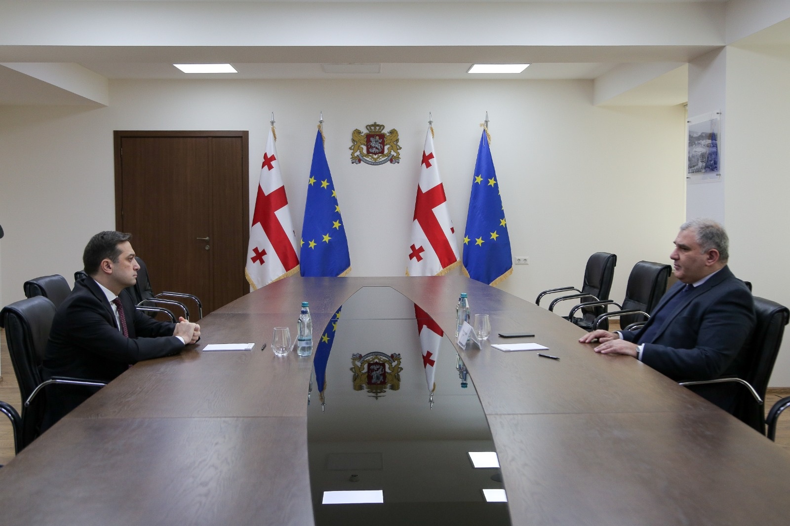 მიხეილ სარჯველაძე ლევან იოსელიანს შეხვდა და სოციალური დახმარების სისტემის სრულყოფის მიზნით განსაზღვრული სამოქმედო გეგმა გააცნო