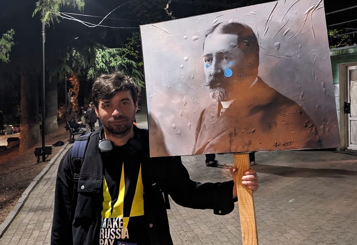 In its statement, the organisation said Mzhavanadze is “an active citizen who understands the value of a free society and fights to defend this freedom”