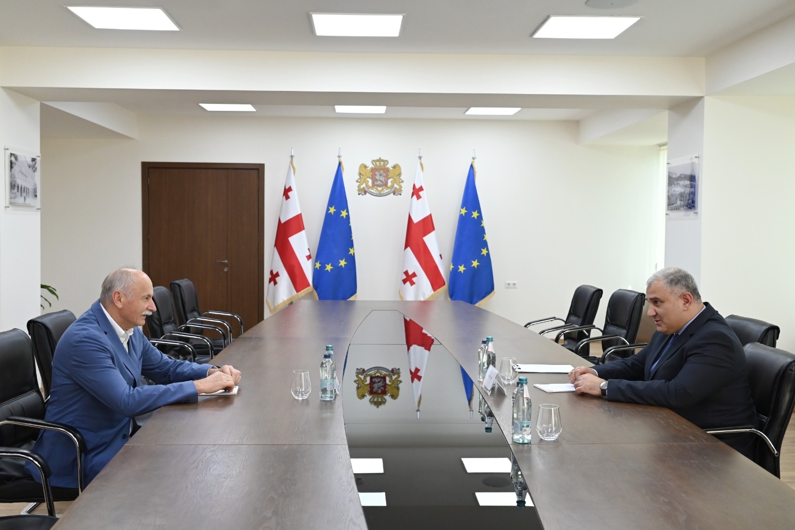 მიხეილ სარჯველაძე ოტორინოლარინგოლოგიური საზოგადოებების საერთაშორისო ფედერაციის გენერალურ მდივანს შეხვდა