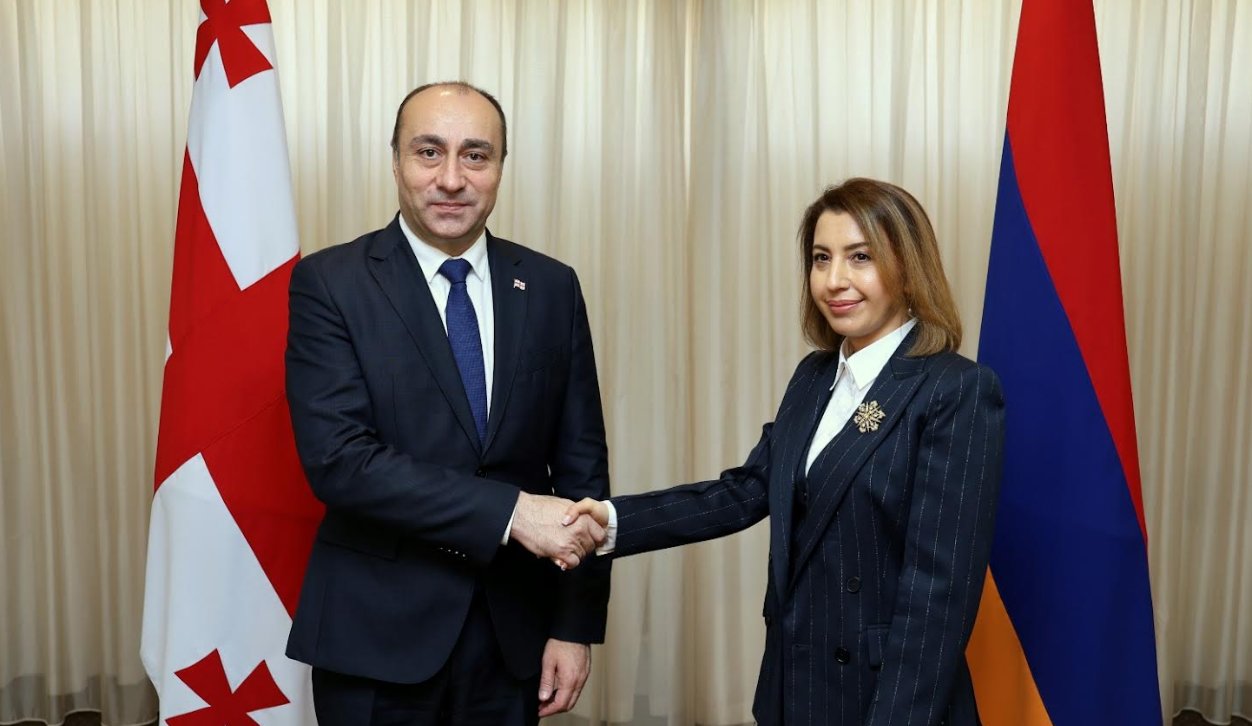 გეკა გელაძემ სომხეთის რესპუბლიკის საგარეო დაზვერვის სამსახურის უფროსთან შეხვედრა გამართა