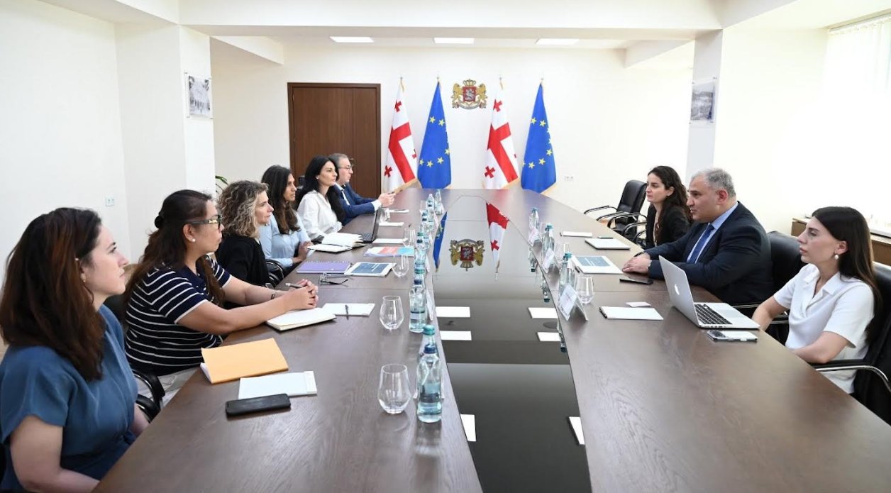 მიხეილ სარჯველაძე საქართველოში აზიის განვითარების ბანკის წარმომადგენლობის ხელმძღვანელ ლესლი ლამს შეხვდა