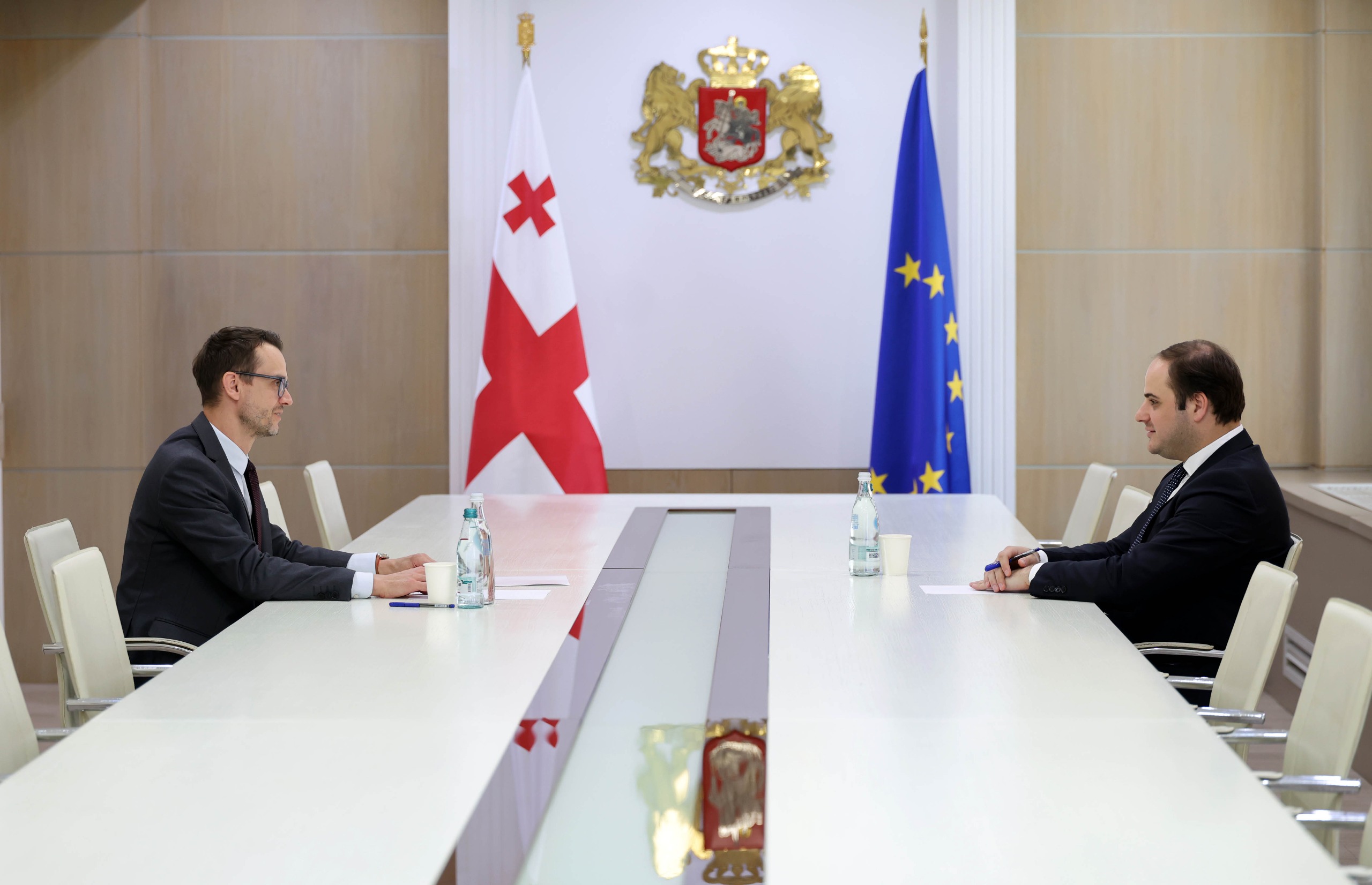 Georgian government chief of administration meets Slovak ambassador