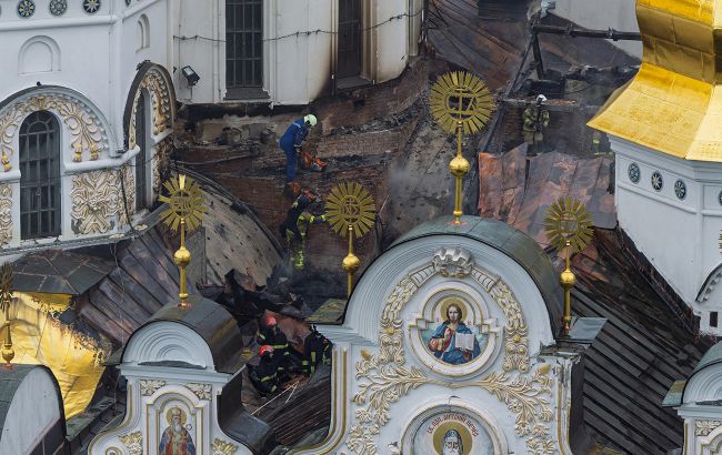 Zelenskyy: Russian drone strike on Kyiv Pechersk Lavra is barbarism that cannot be justified