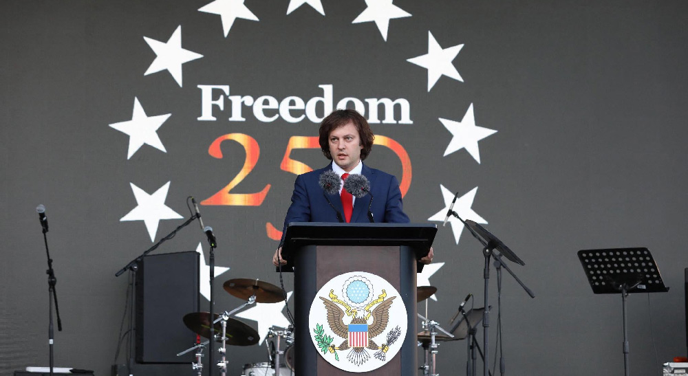 PM Kobakhidze congratulates US on 250th anniversary of Independence