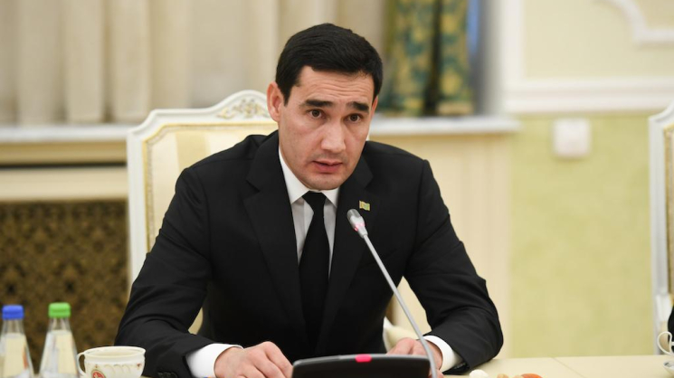 Turkmen president highlights transport links and historic ties with Georgia