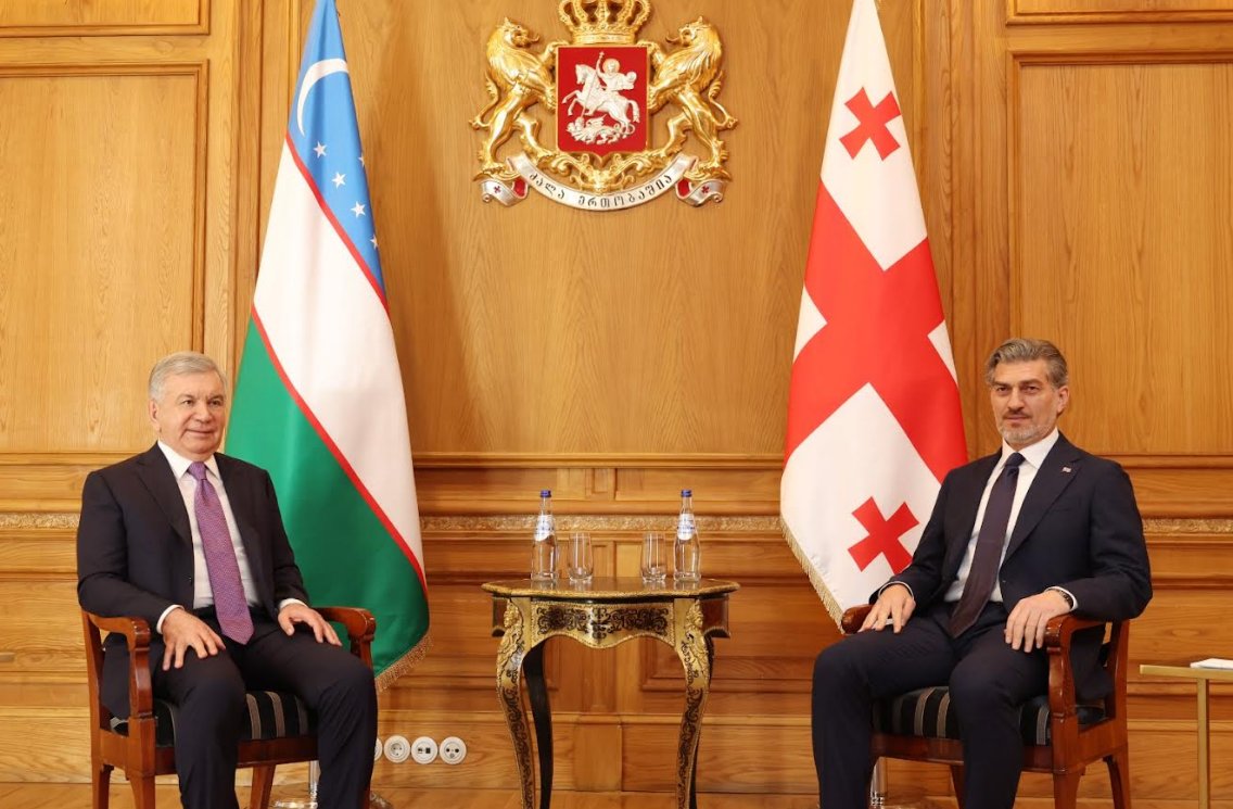 Georgian, Uzbek presidents discuss strategic partnership agreement