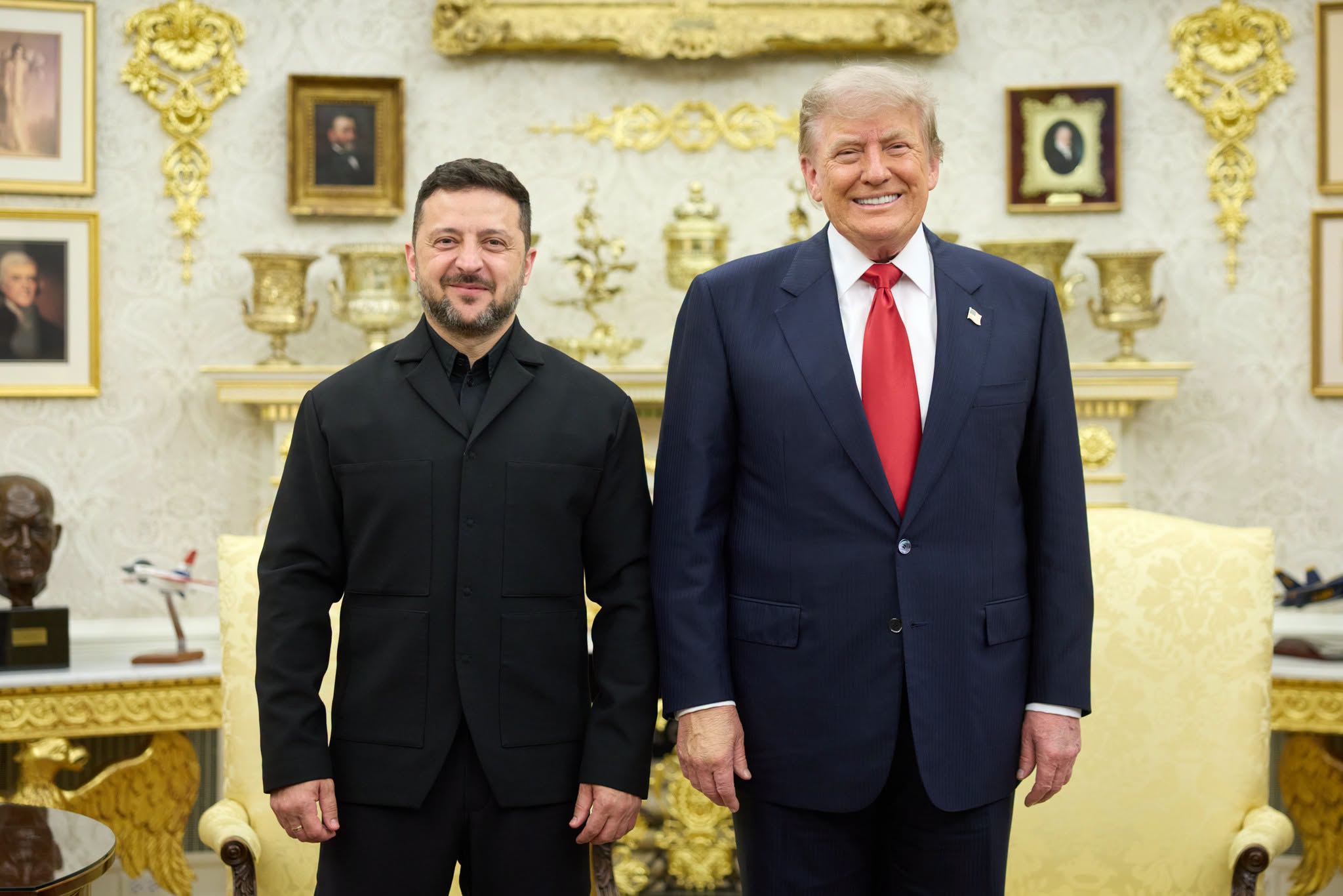 Trump and Zelenskyy hold closed-door meeting at White House