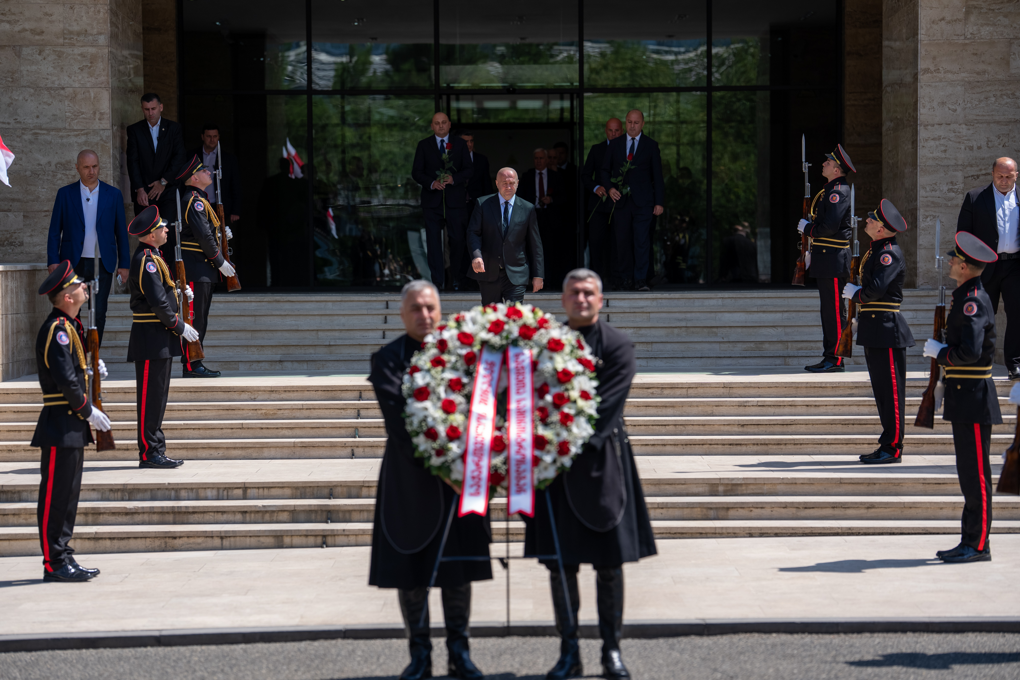 Georgian Interior Minister Honors Police Officers Killed in Fight for Country’s Unity