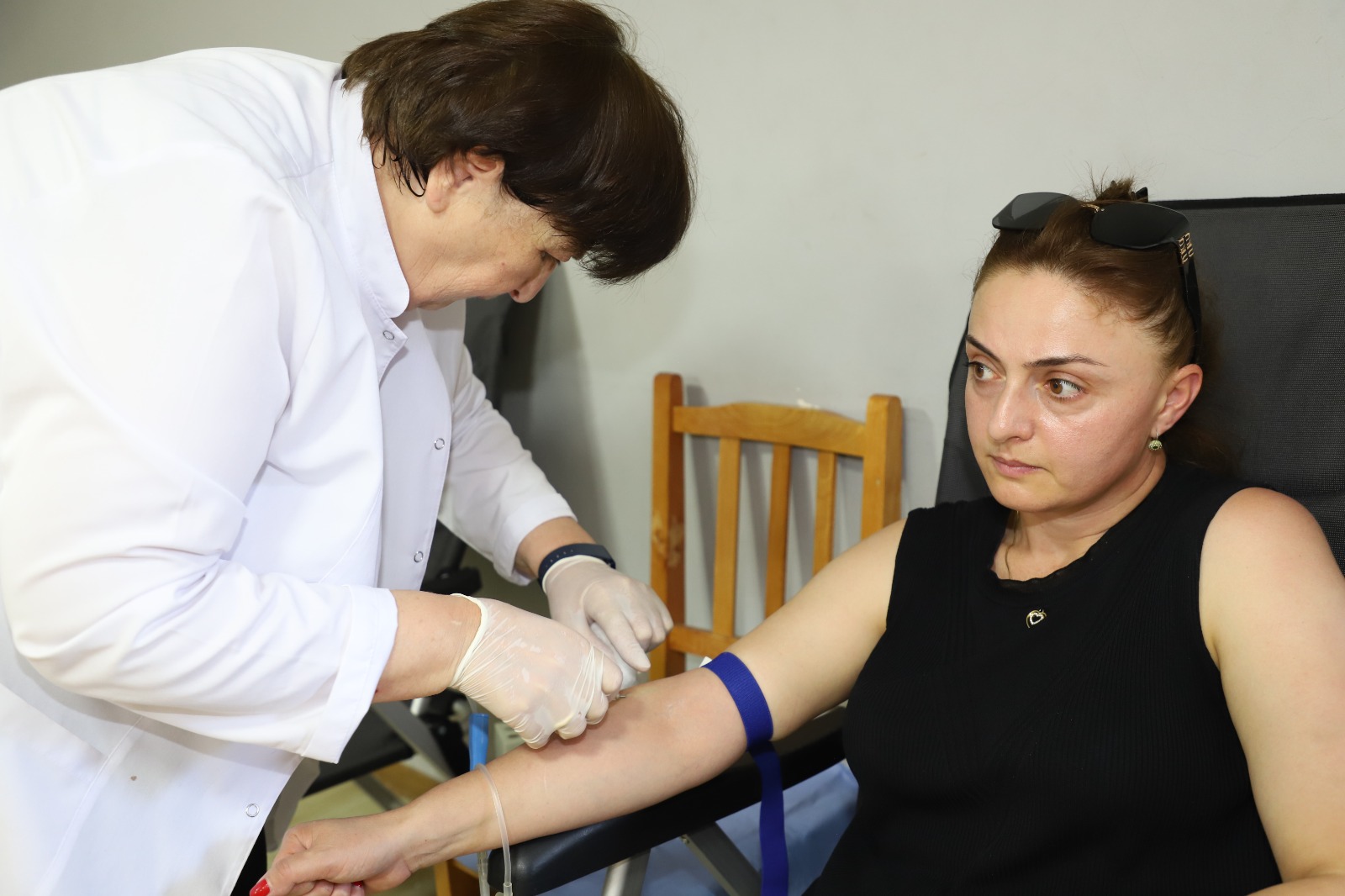 თერჯოლაში მერიის სოციალური სამსახურის ორგანიზებით, სისხლის ცენტრალურმა დაწესებულებამ დონაციის აქცია ჩაატარა — 4