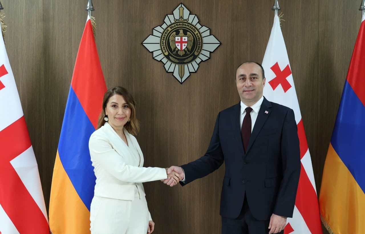 გეკა გელაძემ სომხეთის რესპუბლიკის საგარეო დაზვერვის სამსახურის უფროსს უმასპინძლა
