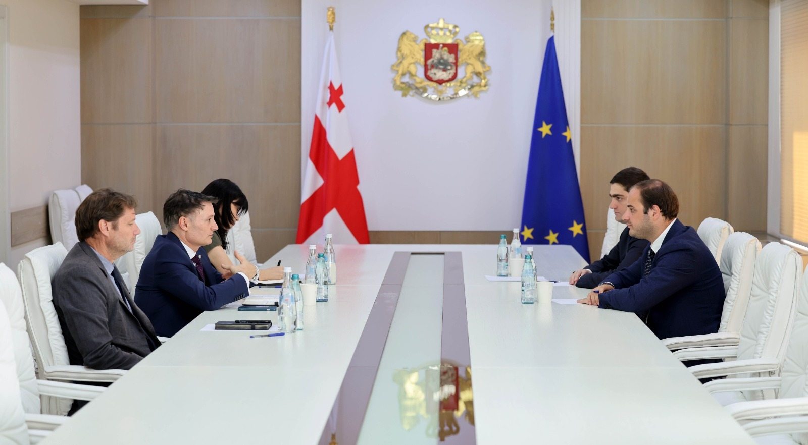 ლევან ჟორჟოლიანი გაეროს სააგენტოების ხელმძღვანელებს შეხვდა