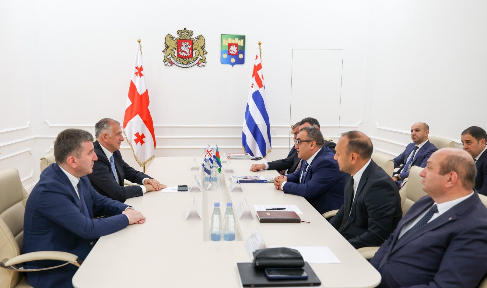 ზურაბ პატარაძე "კასპიის ენერგეტიკული კლუბის“ თავმჯდომარეს, ტელმან ალიევს შეხვდა