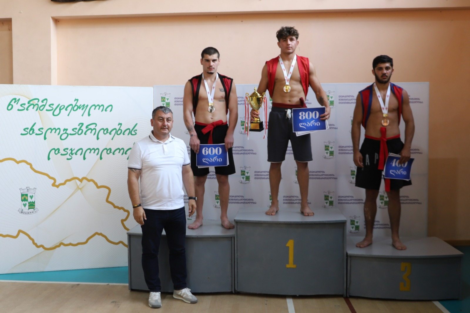 თერჯოლის მუნიციპალიტეტში ახალგაზრდებს შორის ქართულ ჭიდაობაში, საქართველოს ჩემპიონატი ჩატარდა - 1