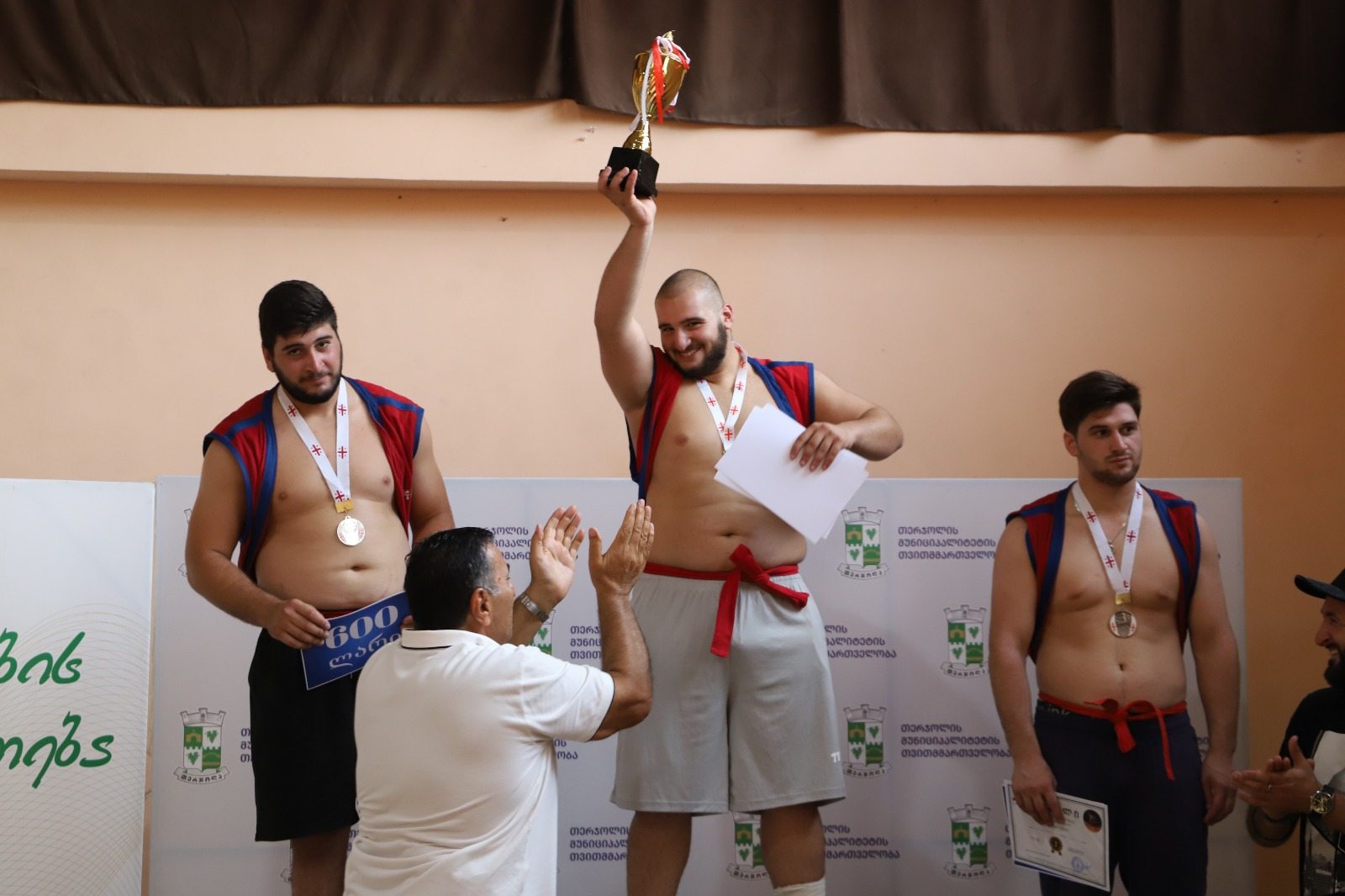 თერჯოლის მუნიციპალიტეტში ახალგაზრდებს შორის ქართულ ჭიდაობაში, საქართველოს ჩემპიონატი ჩატარდა - 3