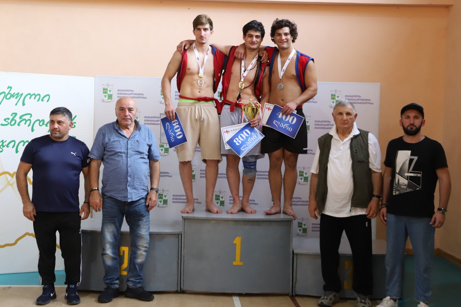 თერჯოლის მუნიციპალიტეტში ახალგაზრდებს შორის ქართულ ჭიდაობაში, საქართველოს ჩემპიონატი ჩატარდა - 4