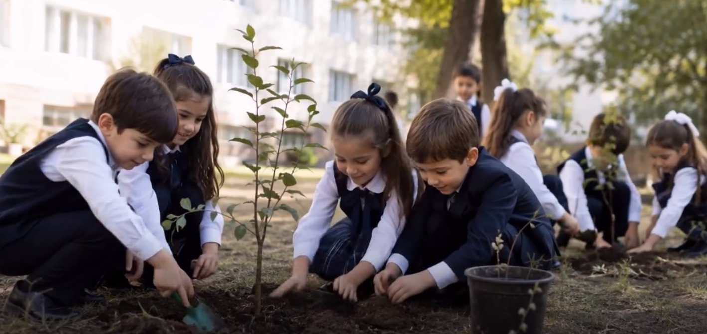 ირაკლი კობახიძის განკარგულებით, საქართველოს ყველა ქალაქსა თუ სოფელში 40 000-ზე მეტი პირველკლასელი პირველ ნერგს დარგავს