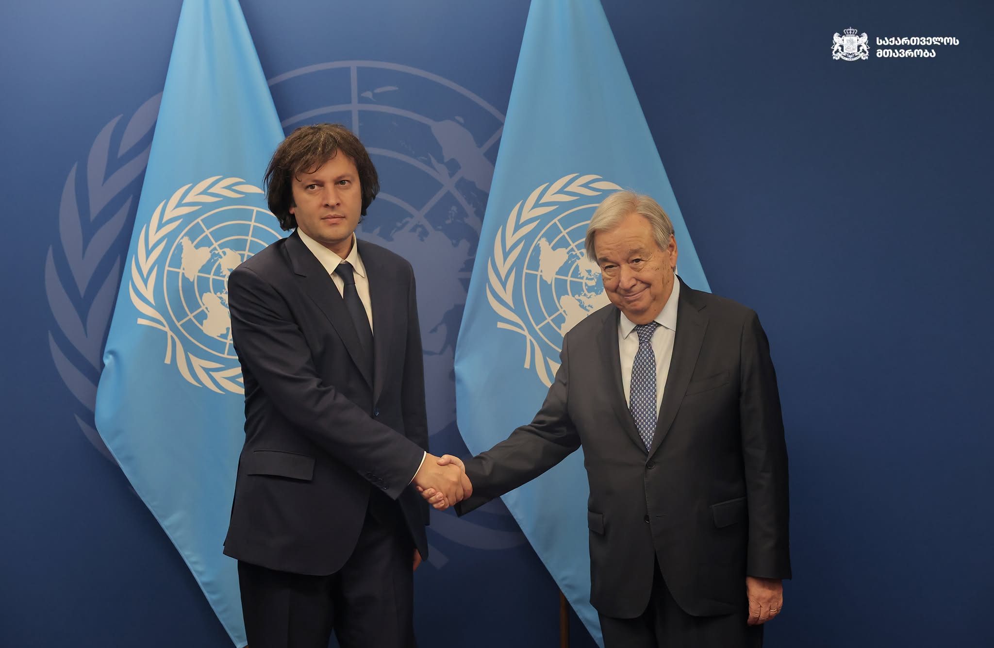 PM Kobakhidze discusses Georgia-UN cooperation with Guterres