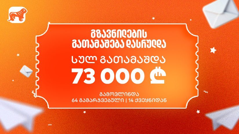 "საქართველოს ბანკის" გზავნილების გათამაშების გამარჯვებულები გამოვლინდნენ