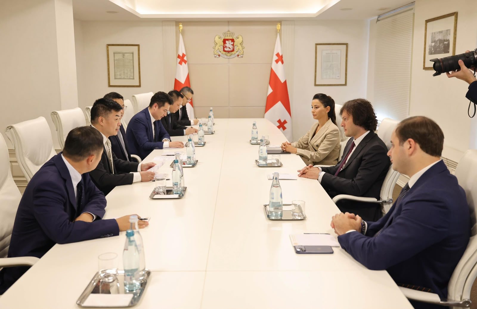 Georgian PM discusses energy investment with Chinese DBH Group