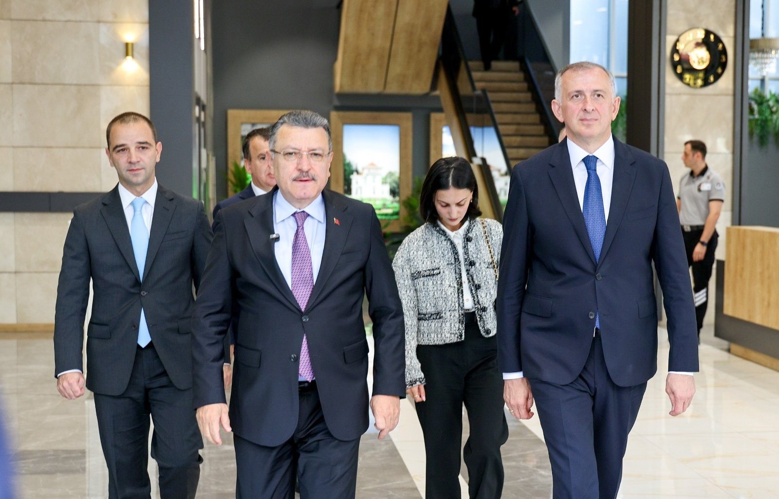 ზურაბ პატარაძე გიორგი ცინცაძესთან ერთად, ტრაპიზონის მერს შეხვდა
