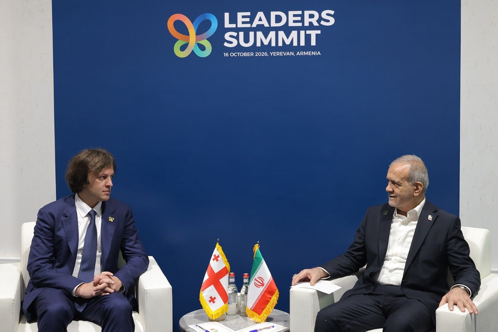 PM Kobakhidze meets Iranian president in Yerevan