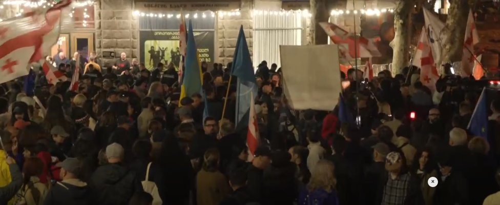 თბილისში საპროტესტო აქცია - "საქართველო ივანიშვილის გარეშე" გაიმართა